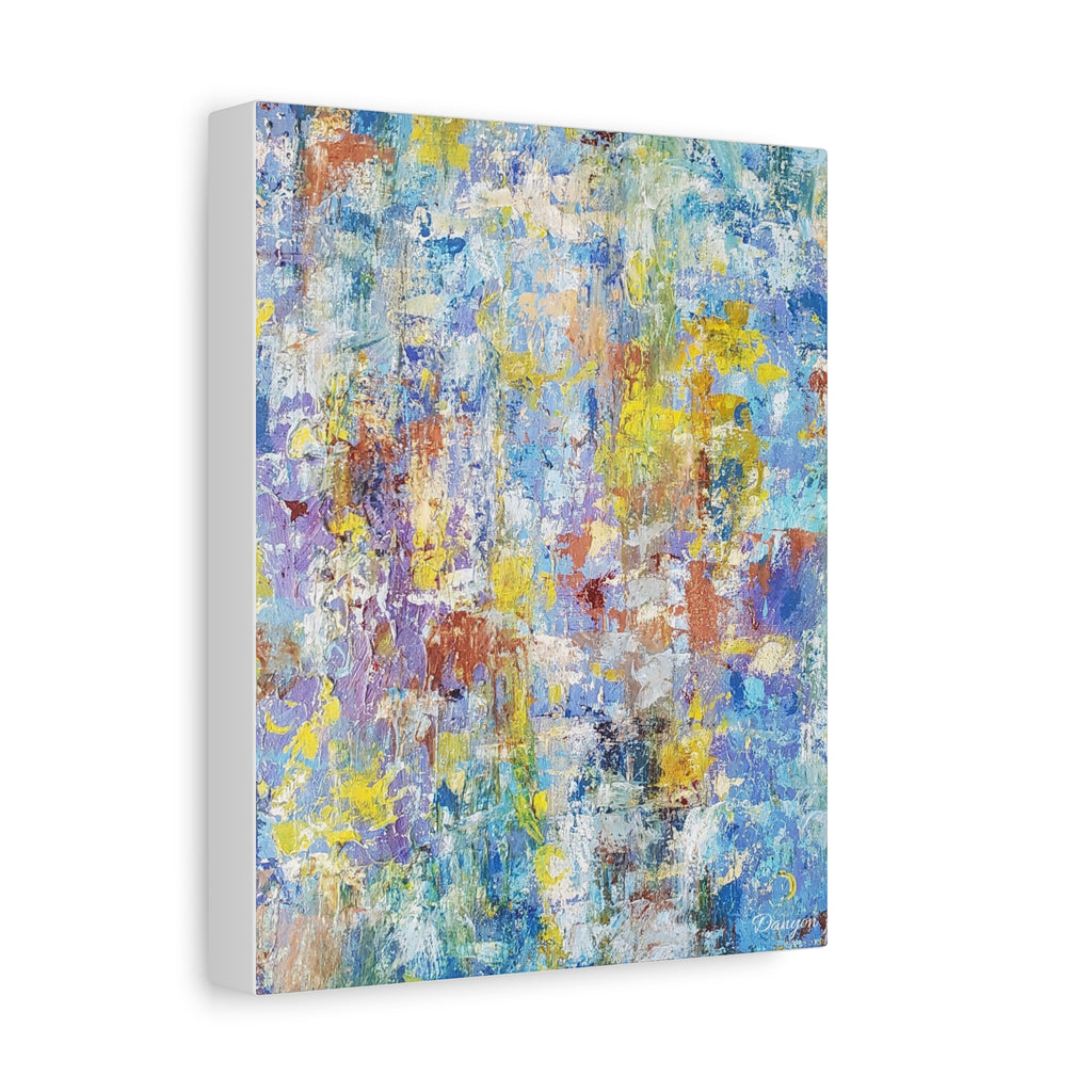 Abstract Texture Matte Canvas Print — Stretched 1.25"
