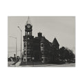 Vintage Clocktower Matte Canvas Print — Stretched 1.25"
