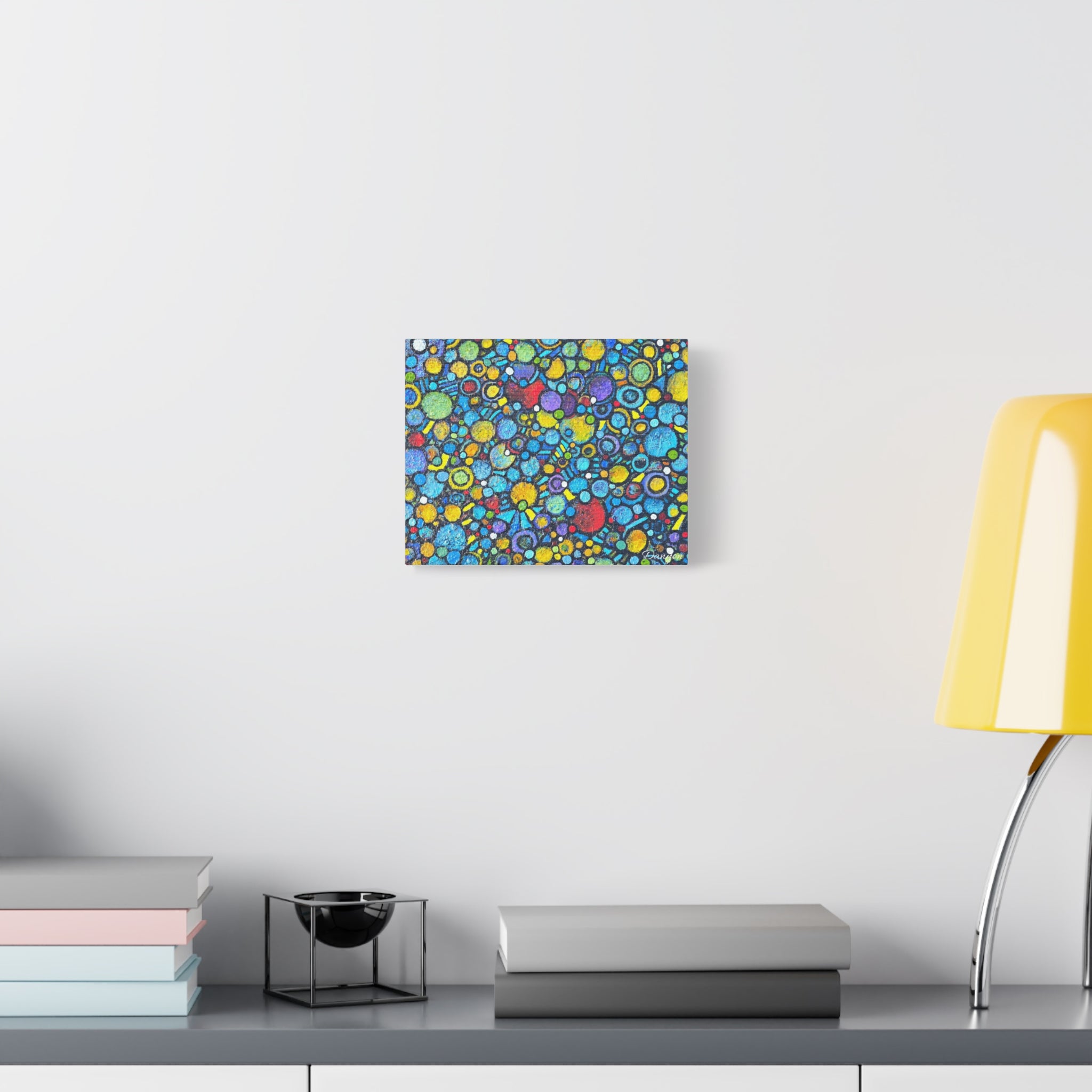 Abstract Colorful Bubbles Canvas Print — Vibrant Modern Wall Art
