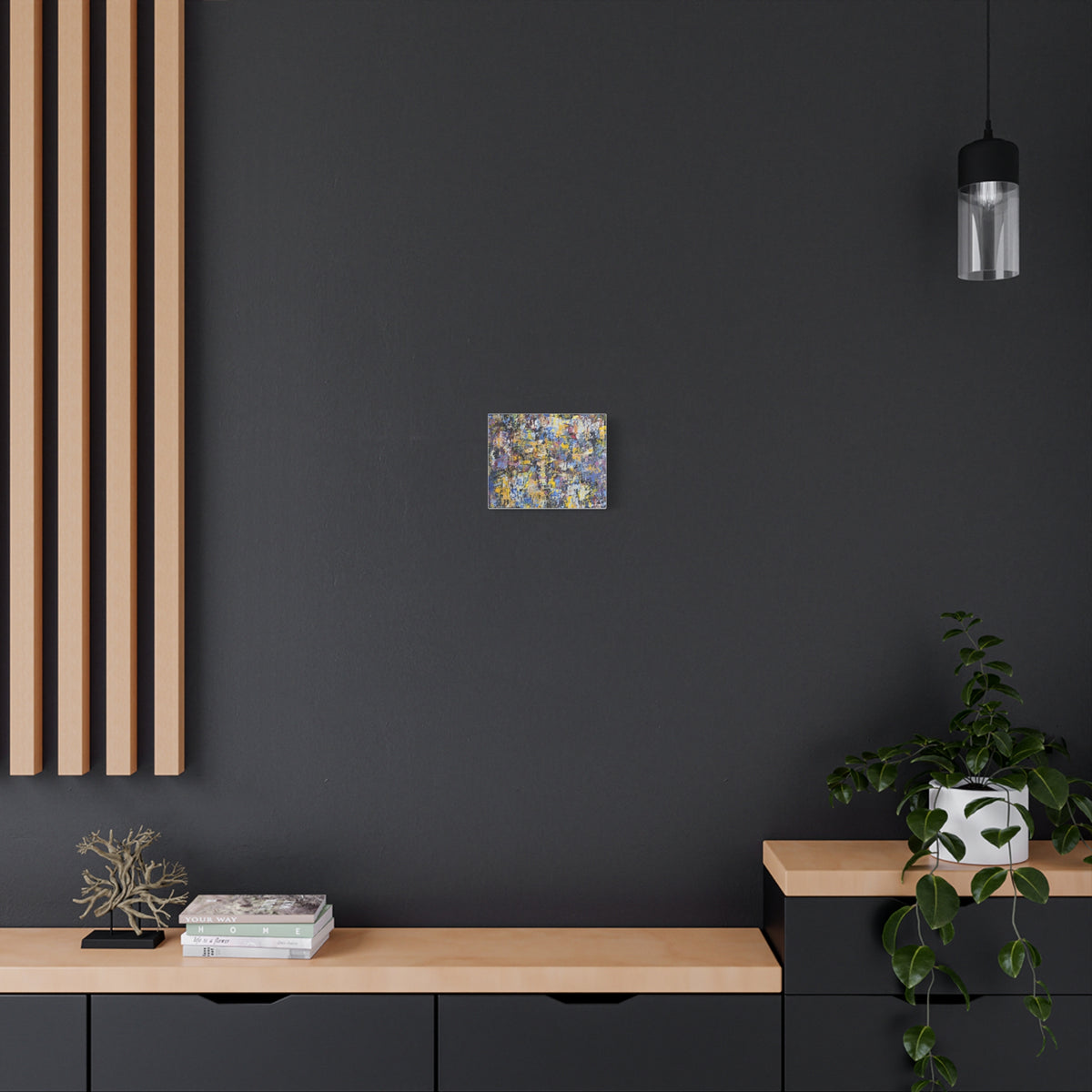 Abstract Colorful Texture Canvas Print — Matte Stretched Wall Art