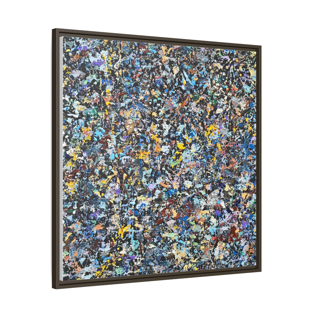 Matte Canvas, Framed Abstract Print