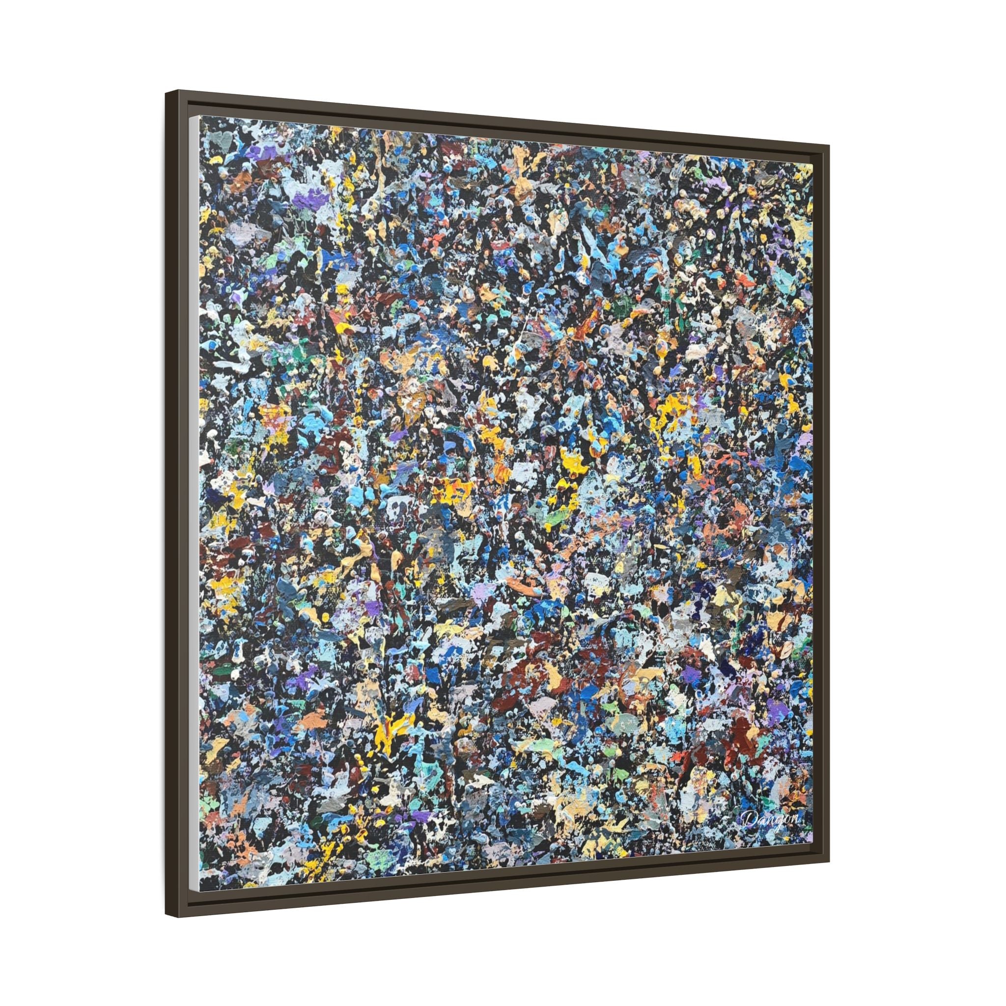 Matte Canvas, Framed Abstract Print