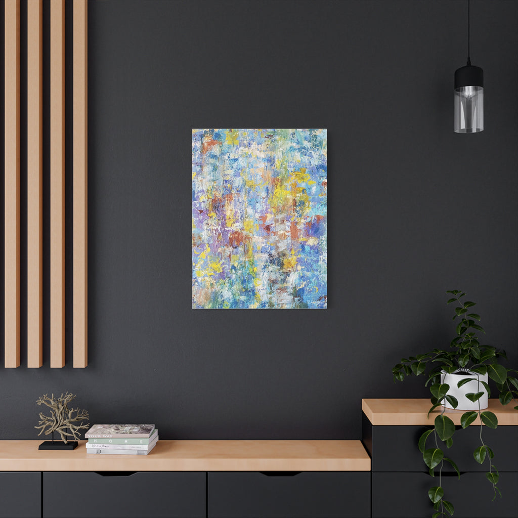 Abstract Texture Matte Canvas Print — Stretched 1.25"