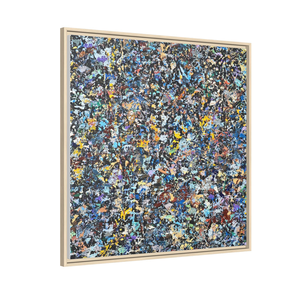 Matte Canvas, Framed Abstract Print