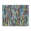 Abstract Drip Painting Canvas Print — Colorful Modern Wall Art, Matte Stretched 1.25"