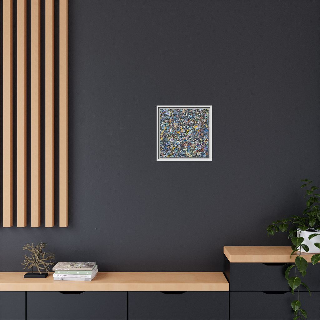 Matte Canvas, Framed Abstract Print