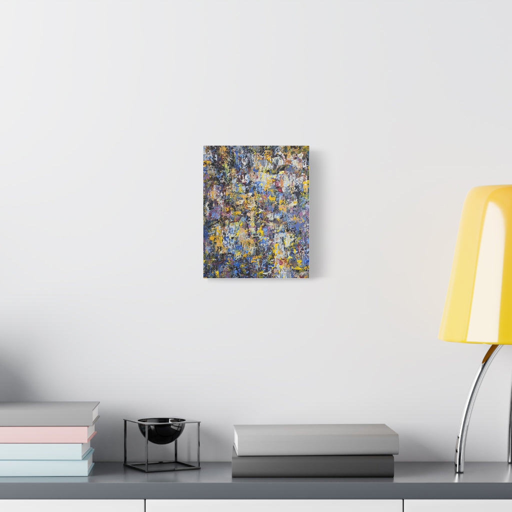 Abstract Colorful Texture Canvas Print — Matte Stretched Wall Art