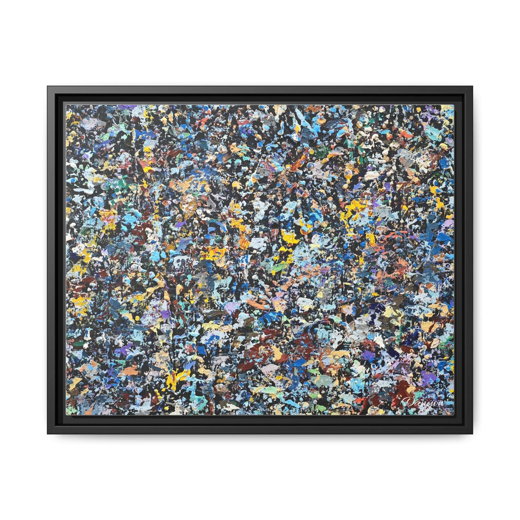 Matte Canvas, Framed Abstract Print