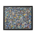Matte Canvas, Framed Abstract Print
