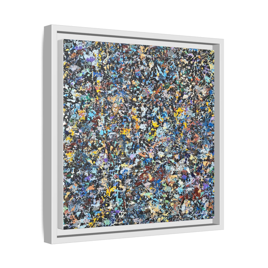 Matte Canvas, Framed Abstract Print