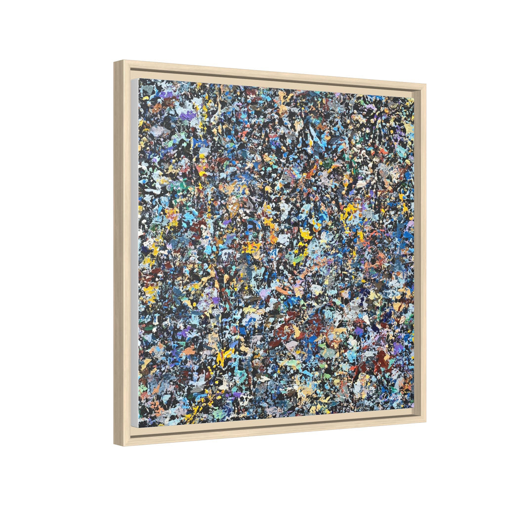 Matte Canvas, Framed Abstract Print
