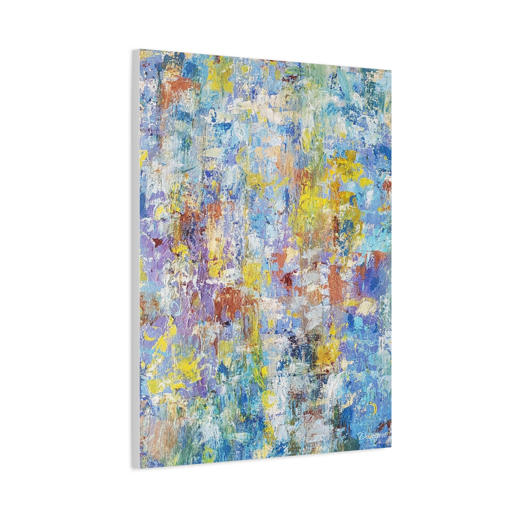 Abstract Texture Matte Canvas Print — Stretched 1.25"