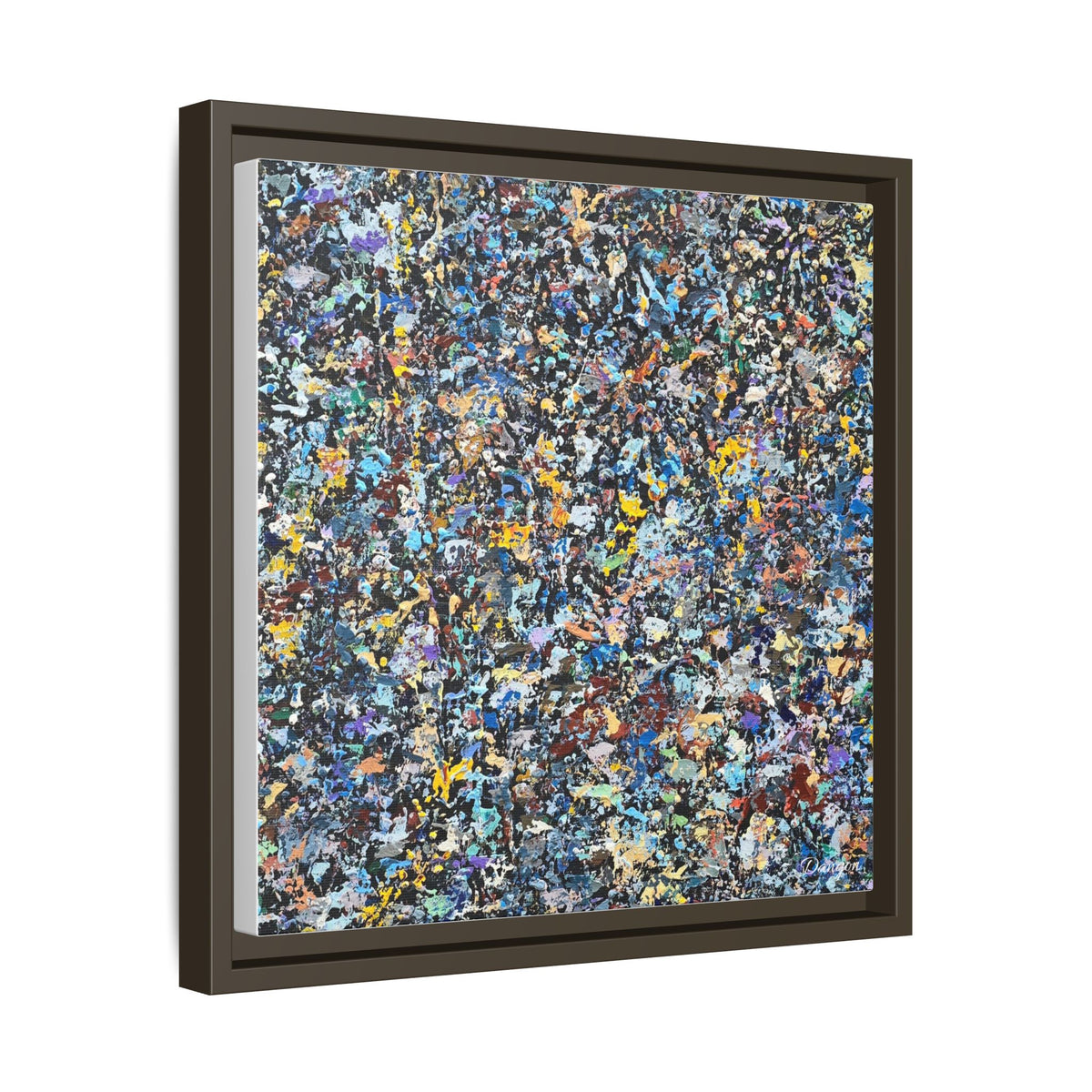 Matte Canvas, Framed Abstract Print