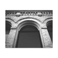 Architectural Archway Black & White Matte Canvas Print