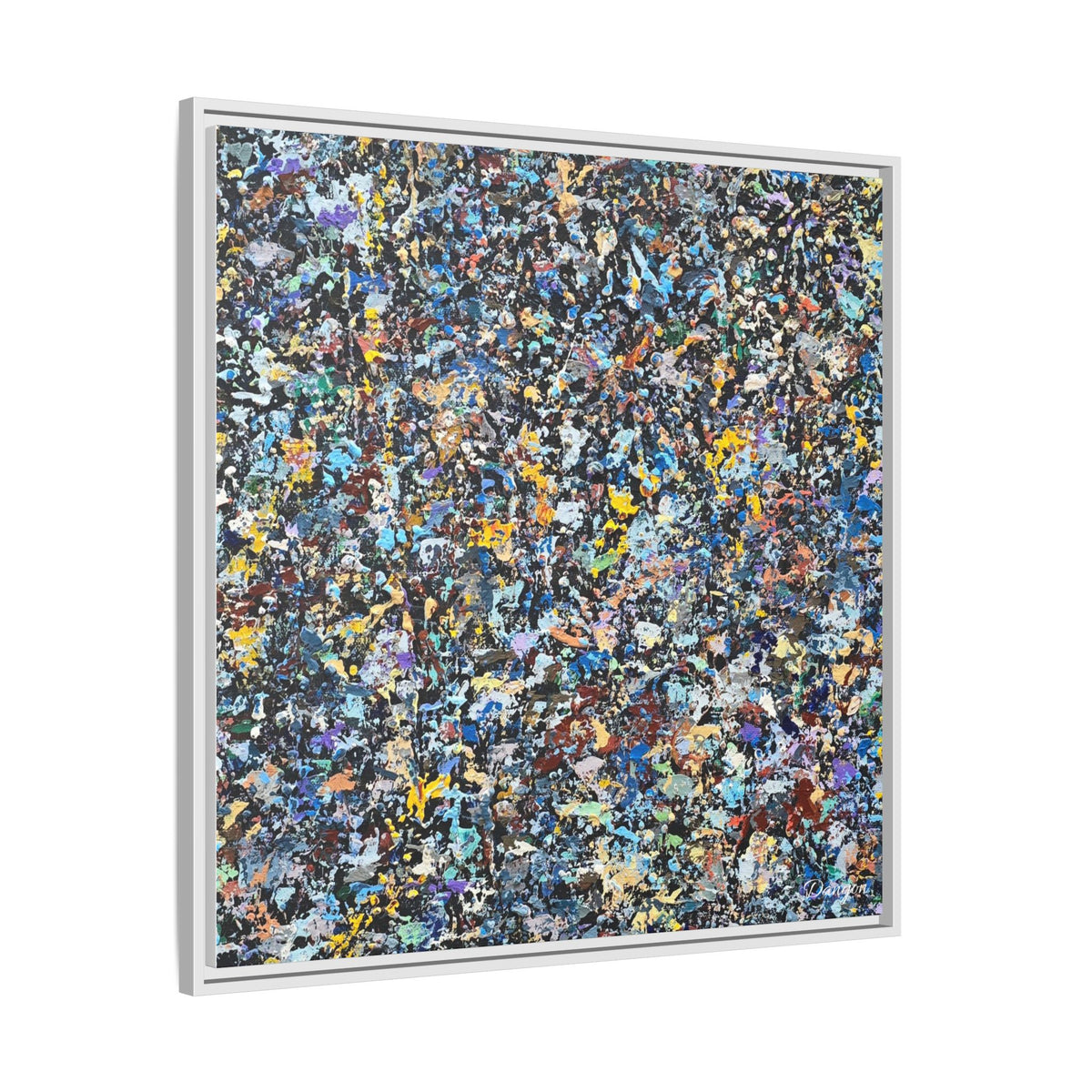 Matte Canvas, Framed Abstract Print