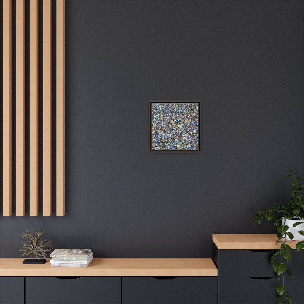 Matte Canvas, Framed Abstract Print