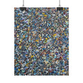 Abstract Splatter Art Poster — Colorful Texture Wall Print