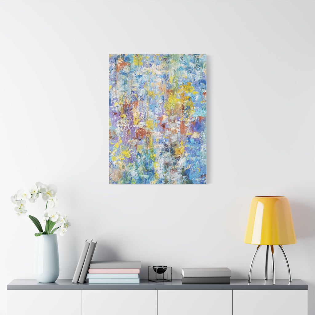 Abstract Texture Matte Canvas Print — Stretched 1.25"