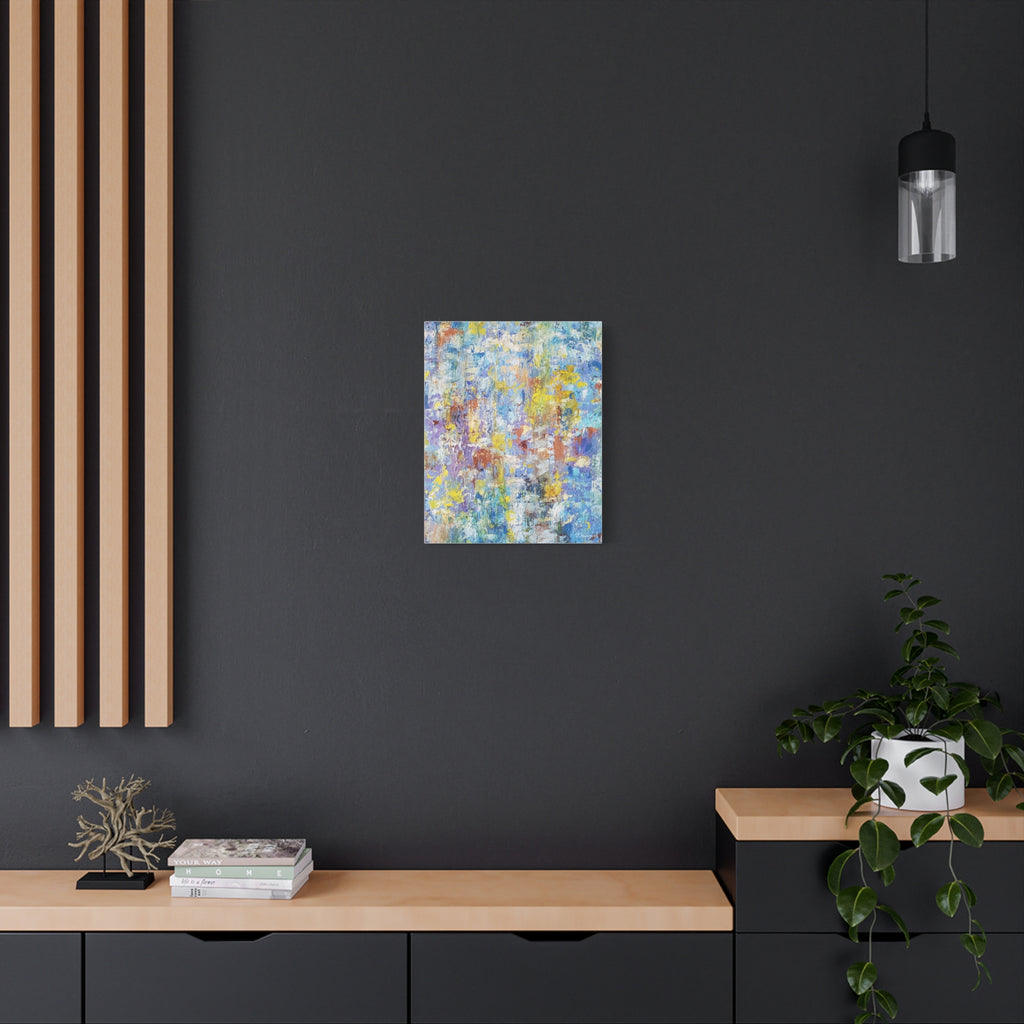 Abstract Texture Matte Canvas Print — Stretched 1.25"