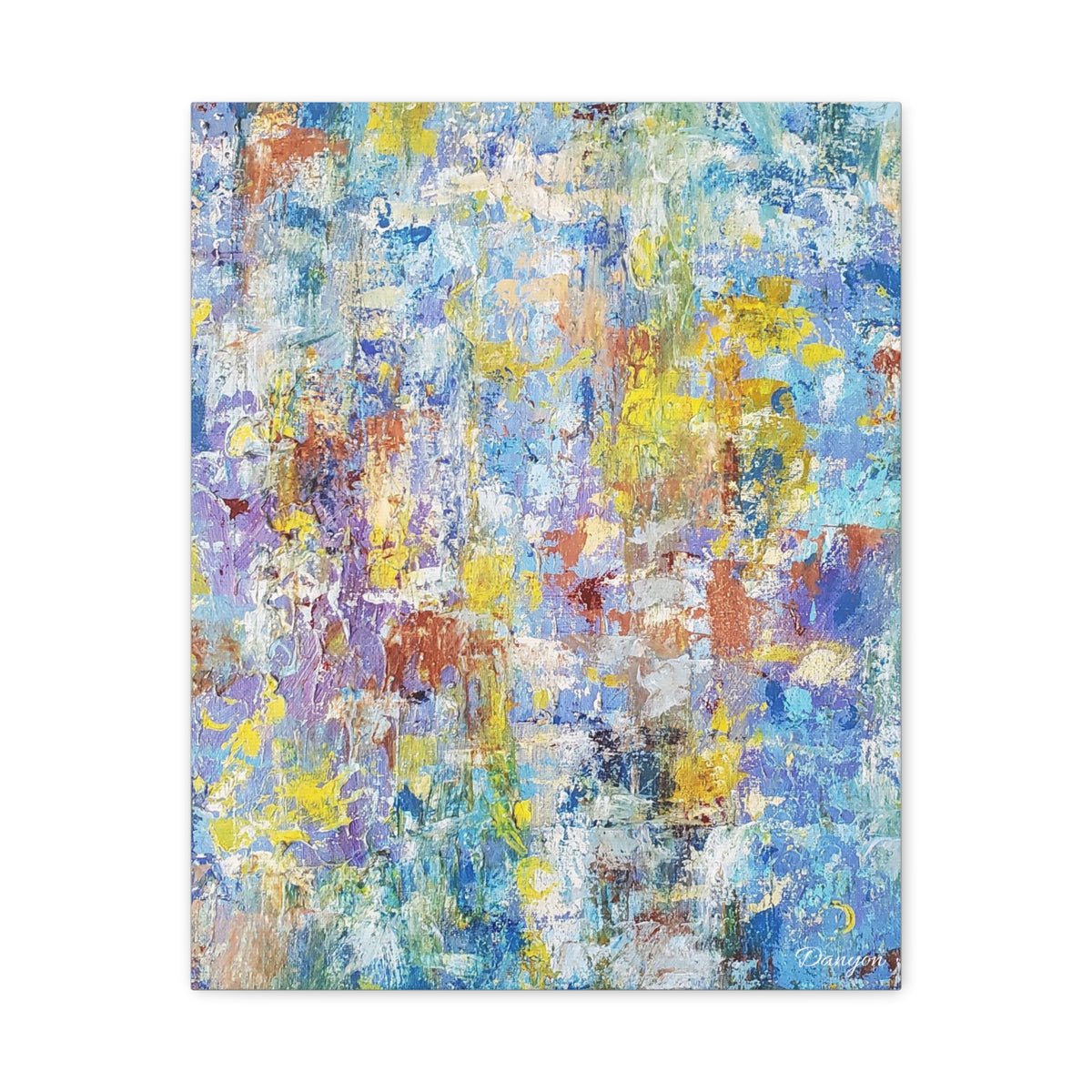 Abstract Texture Matte Canvas Print — Stretched 1.25"