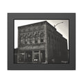 Framed Poster — Vintage Brick Facade Photography