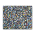 Abstract Speckle Art Canvas Print — Colorful Textured Modern Wall Decor