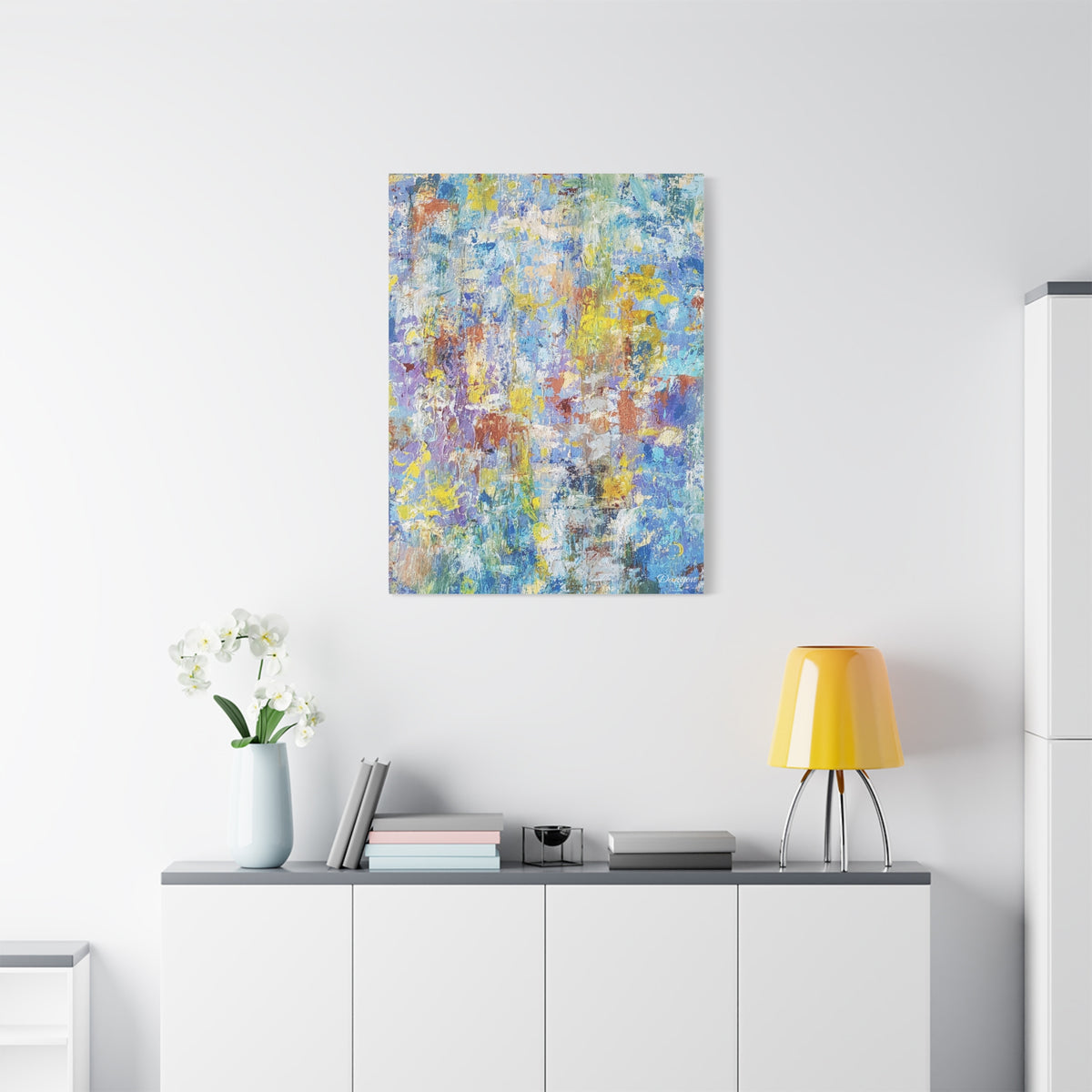 Abstract Texture Matte Canvas Print — Stretched 1.25"