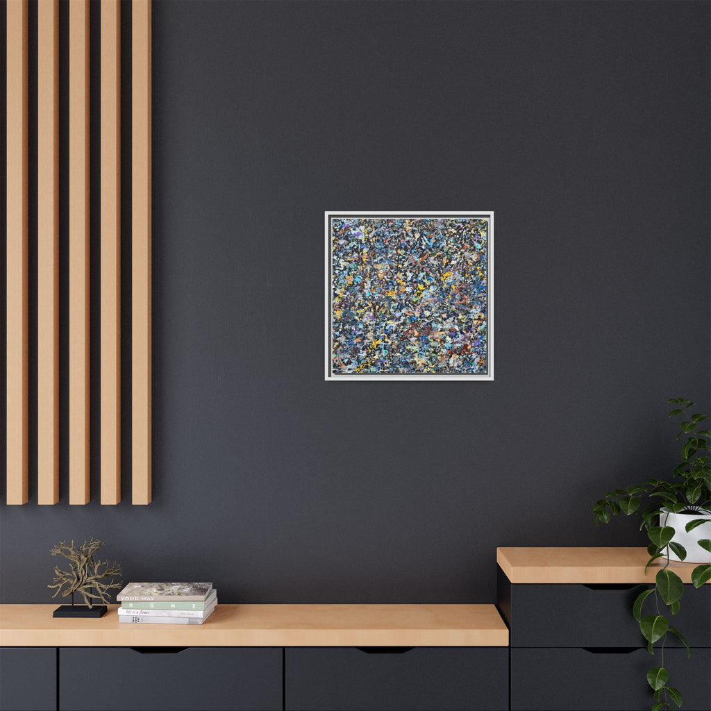 Matte Canvas, Framed Abstract Print