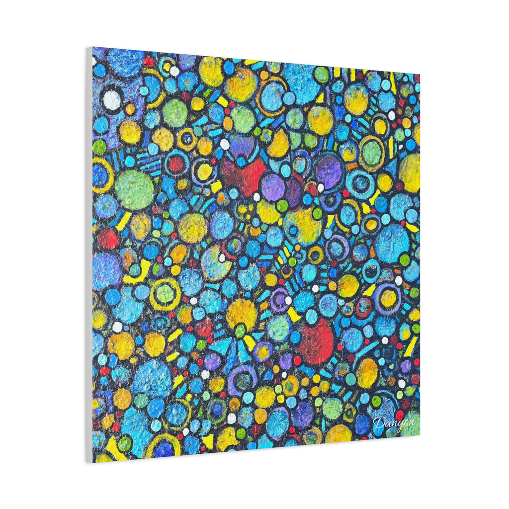 Abstract Colorful Bubbles Canvas Print — Vibrant Modern Wall Art