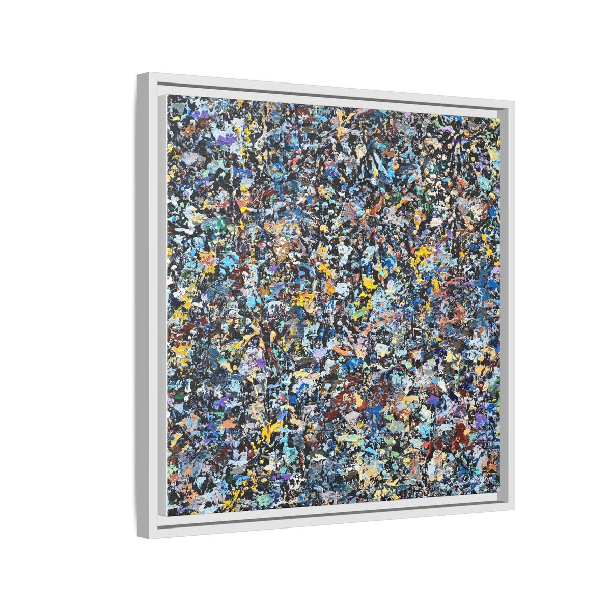 Matte Canvas, Framed Abstract Print