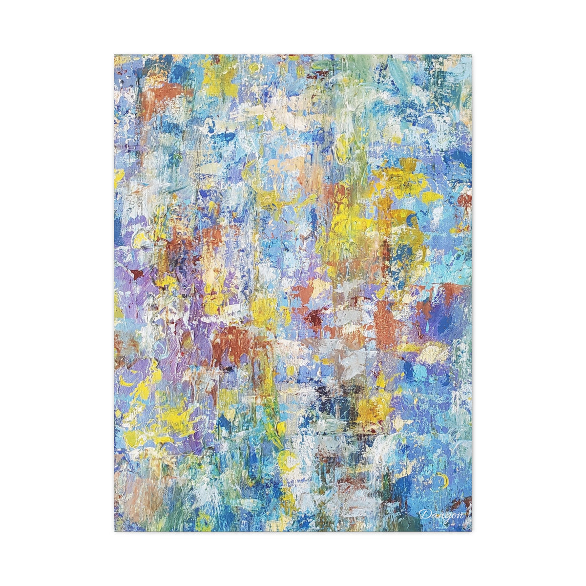 Abstract Texture Matte Canvas Print — Stretched 1.25"