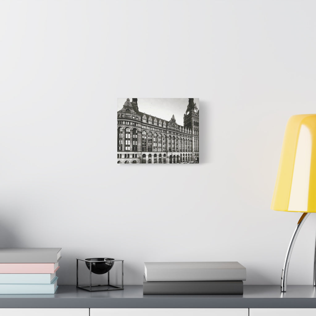 Vintage Architecture Milwaukee Matte Canvas Print – Stretched 1.25"