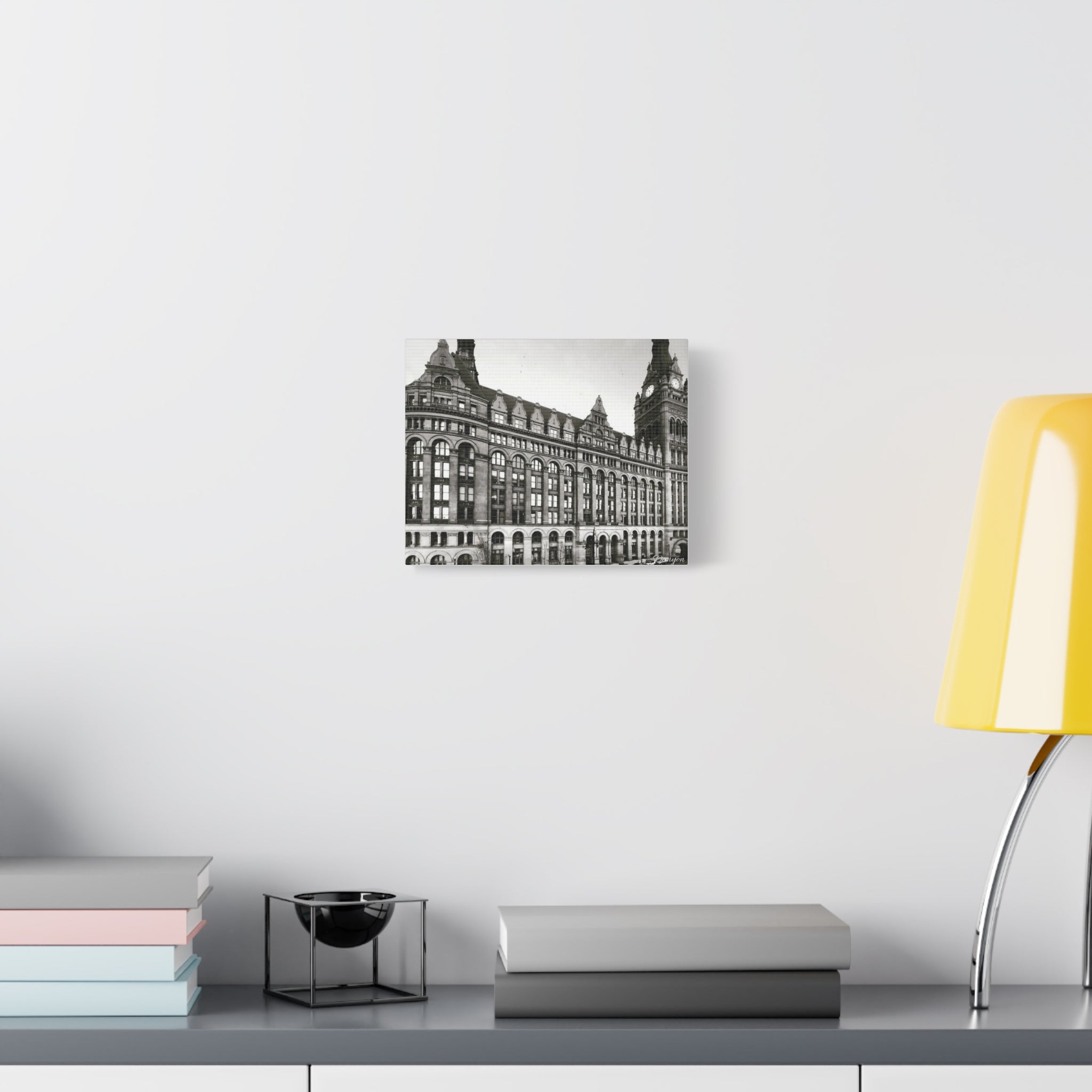 Vintage Architecture Milwaukee Matte Canvas Print – Stretched 1.25"