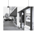 Black & White Main Street Rolled Poster