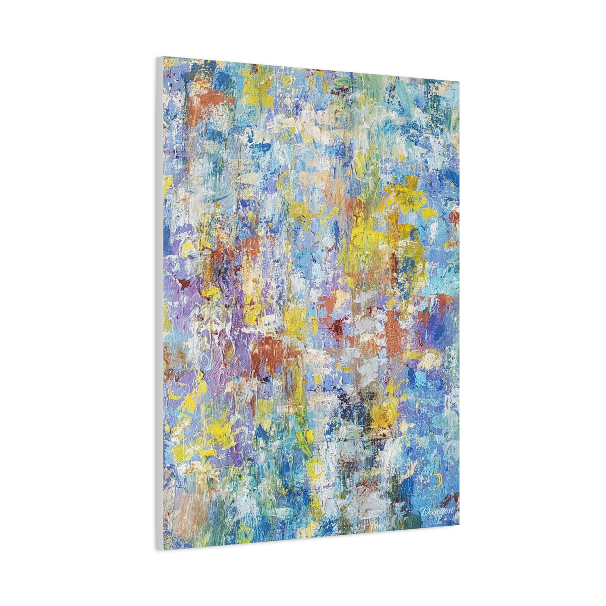 Abstract Texture Matte Canvas Print — Stretched 1.25"