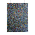 Abstract Bubble Pattern Poster — Colorful Contemporary Rolled Art Print