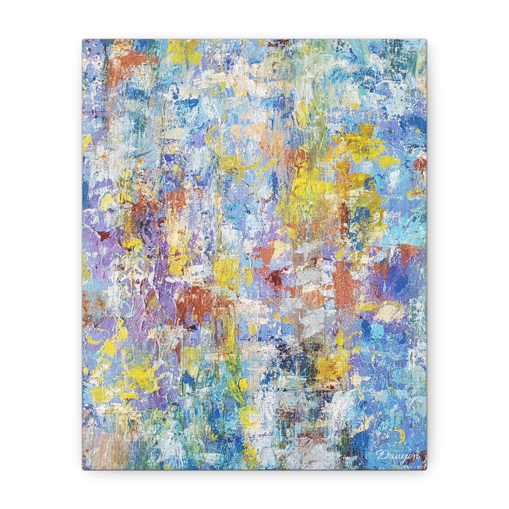 Abstract Texture Matte Canvas Print — Stretched 1.25"
