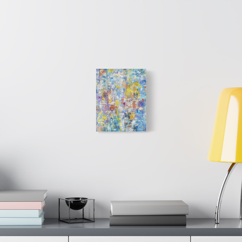 Abstract Texture Matte Canvas Print — Stretched 1.25"