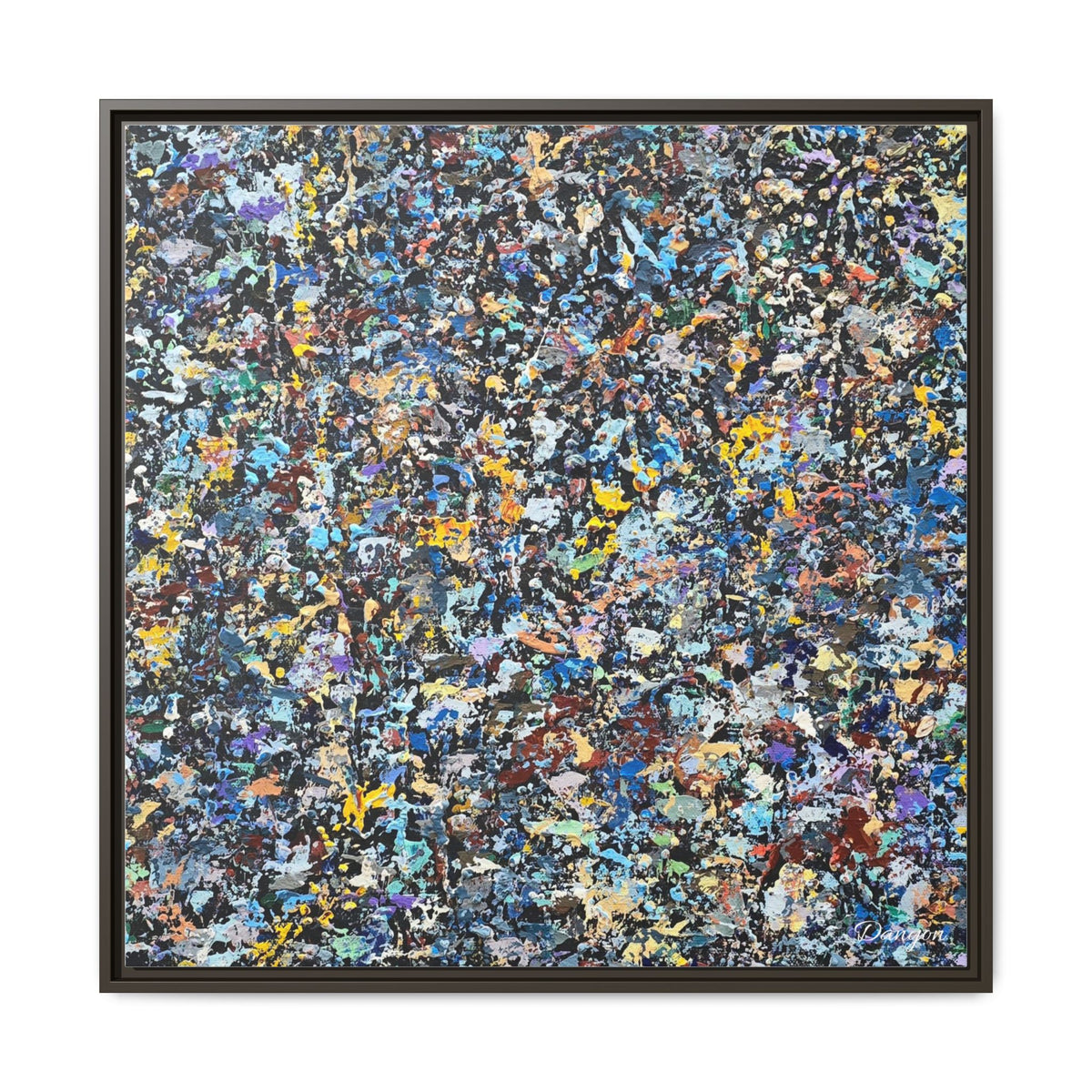 Matte Canvas, Framed Abstract Print