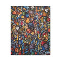Abstract Colorful Bubbles Canvas