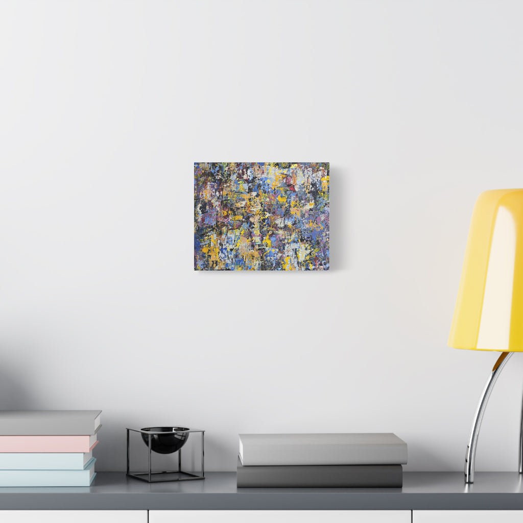 Abstract Colorful Texture Canvas Print — Matte Stretched Wall Art