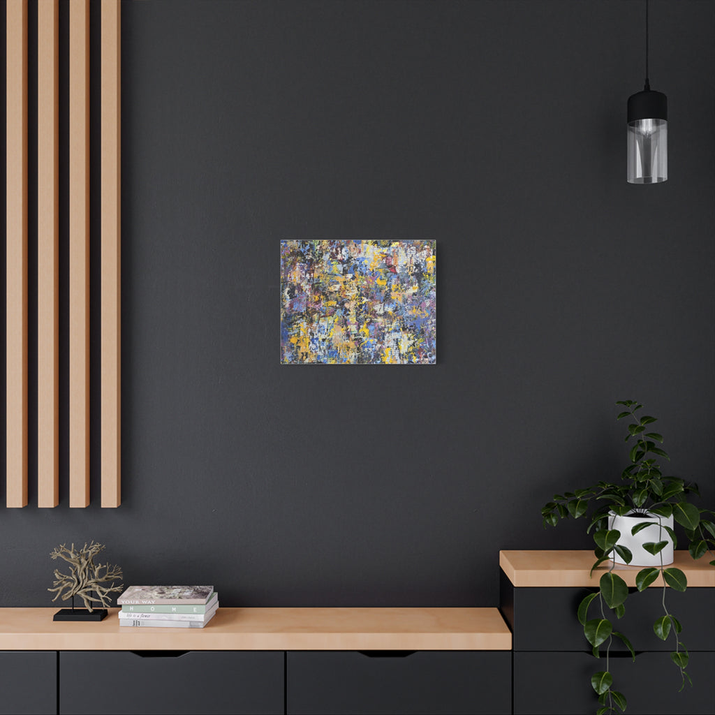 Abstract Colorful Texture Canvas Print — Matte Stretched Wall Art