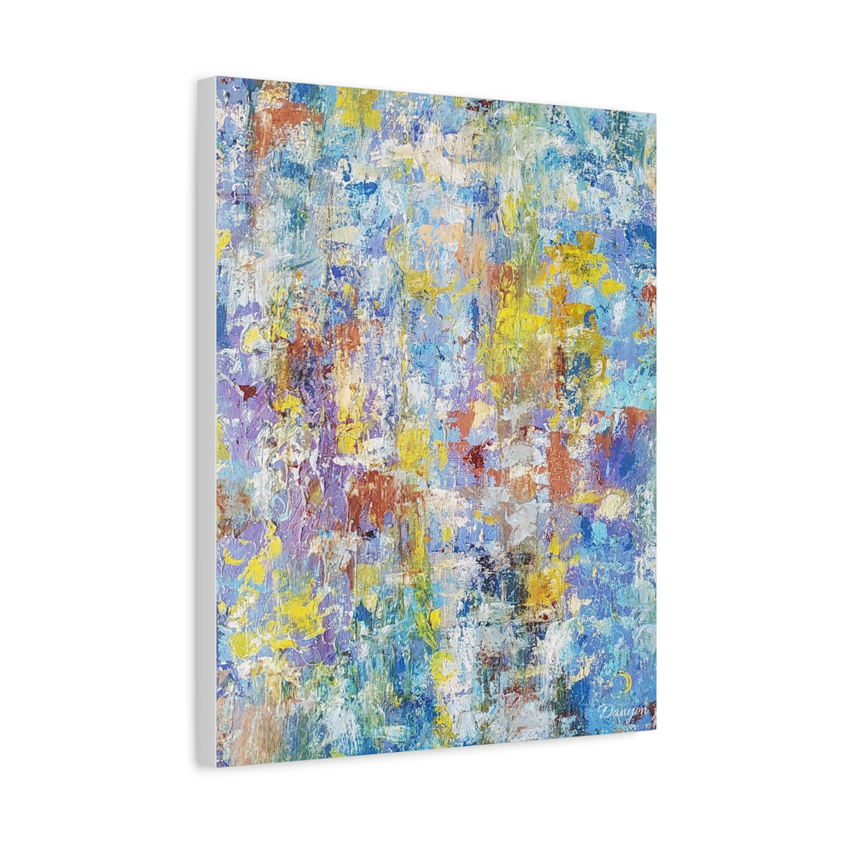 Abstract Texture Matte Canvas Print — Stretched 1.25"