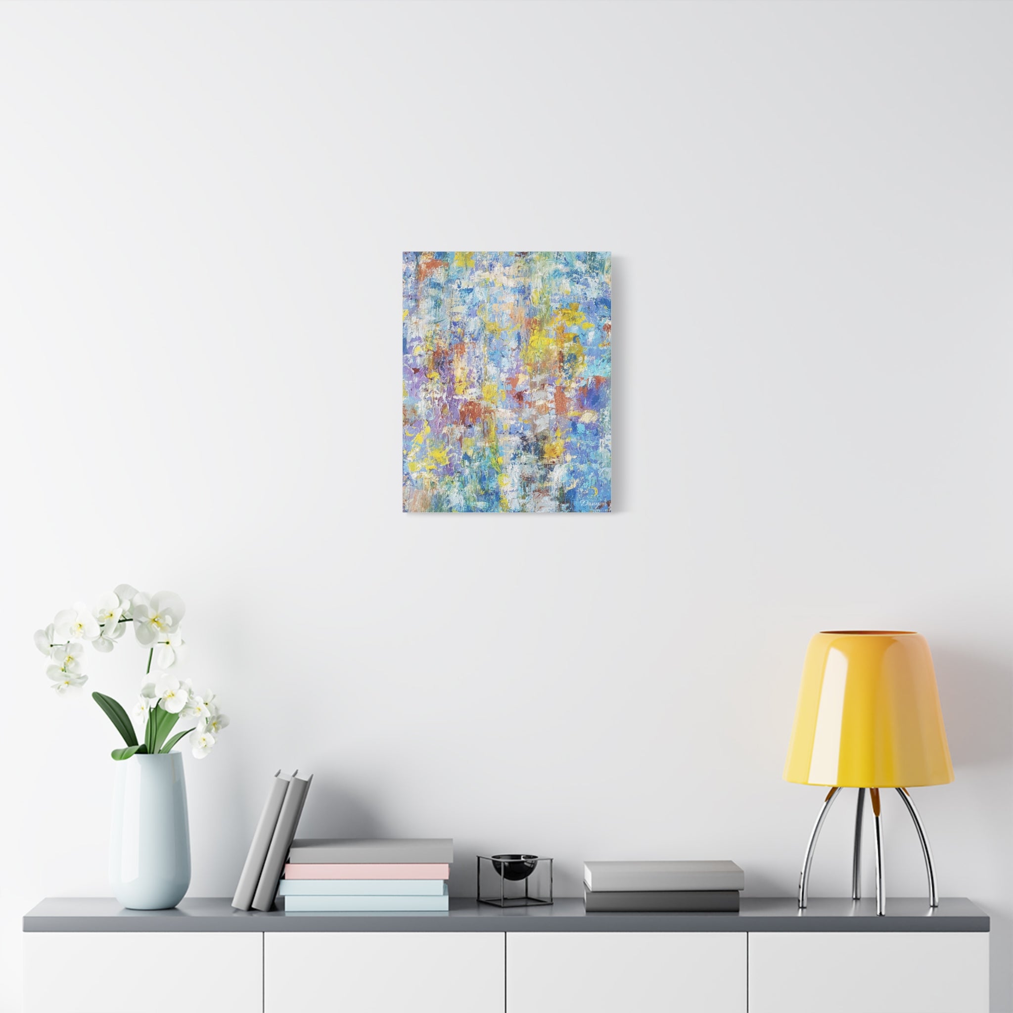 Abstract Texture Matte Canvas Print — Stretched 1.25"
