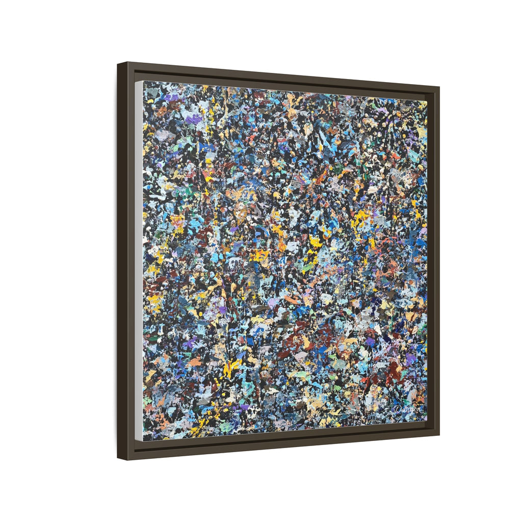 Matte Canvas, Framed Abstract Print