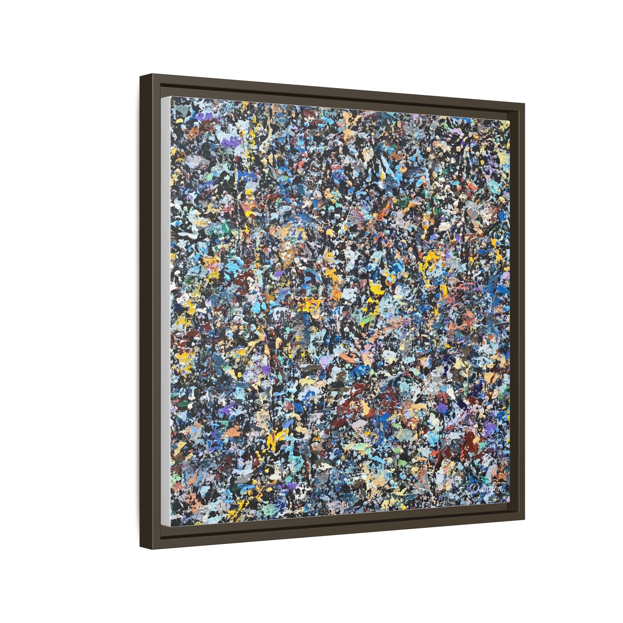 Matte Canvas, Framed Abstract Print