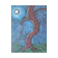 Abstract Tree Night Sky Matte Canvas Print — Stretched 1.25"