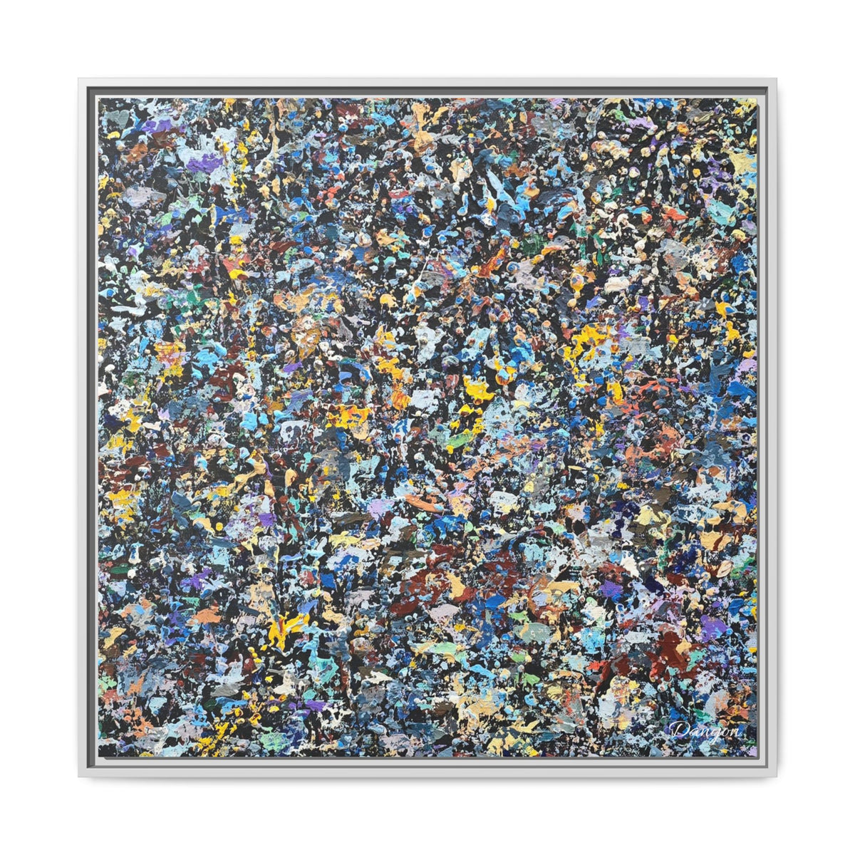 Matte Canvas, Framed Abstract Print